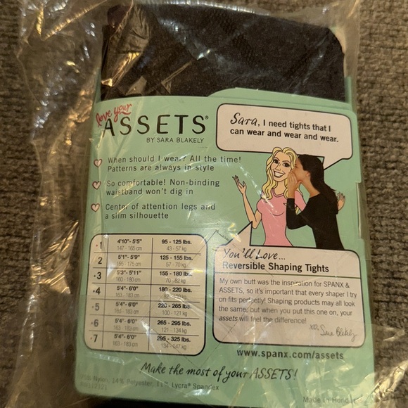 Love Your Assets Tights NWT - Picture 2 of 2